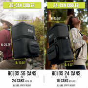 Ninja FrostVault™ 24 Can Backpack Cooler in Charcoal Gray